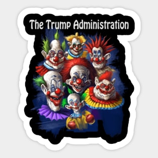 The Trump Administration Actor Horror Halloween Sticker